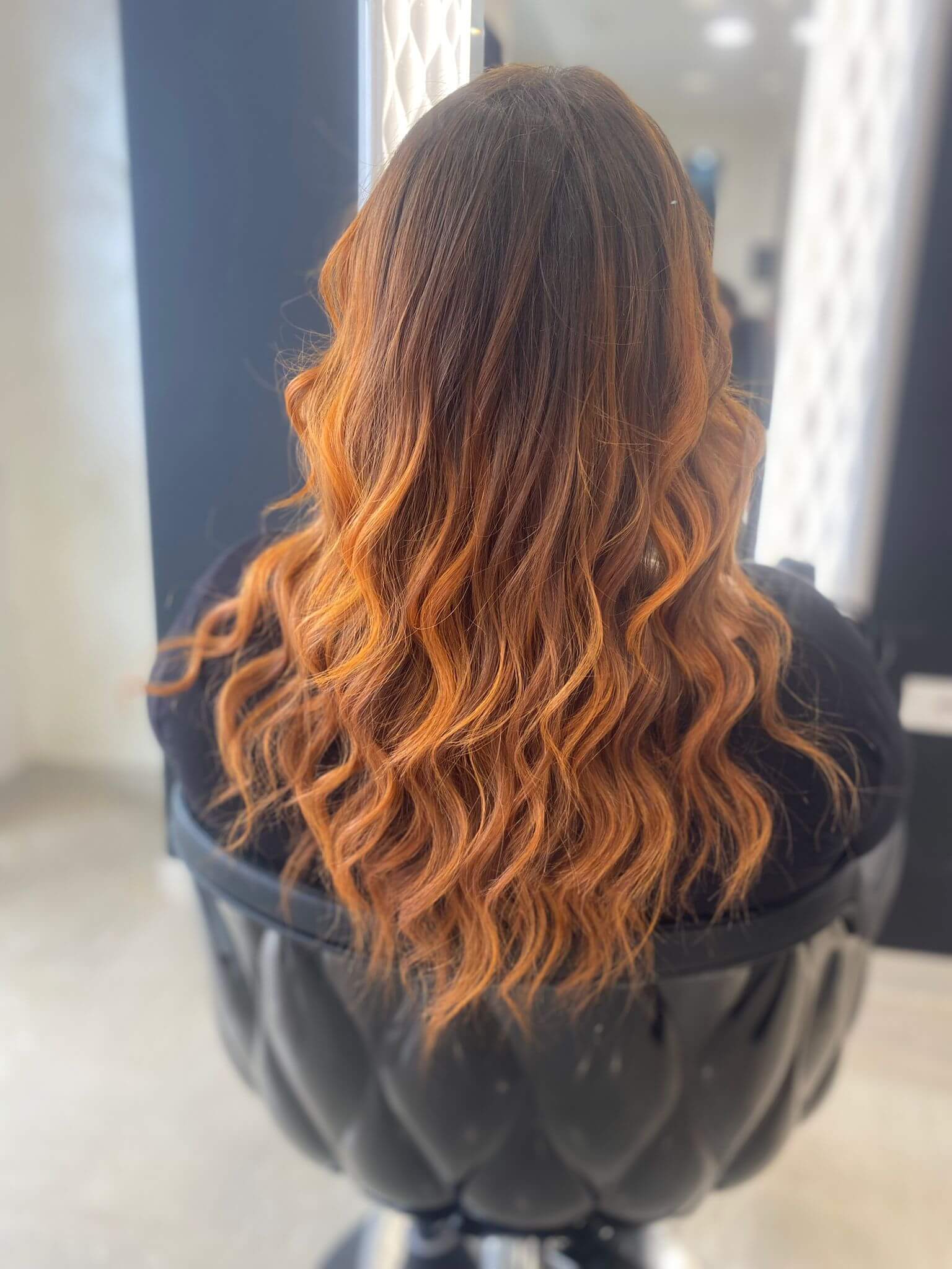 French balayage orange