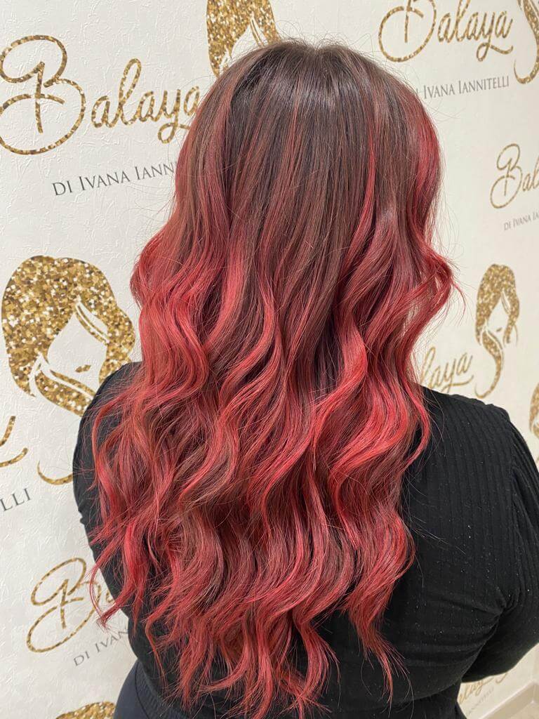 French balayage red